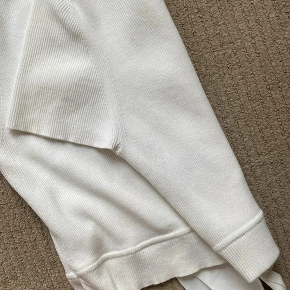 Wilfred Cream V-Neck Sweater - Picture 13 of 16